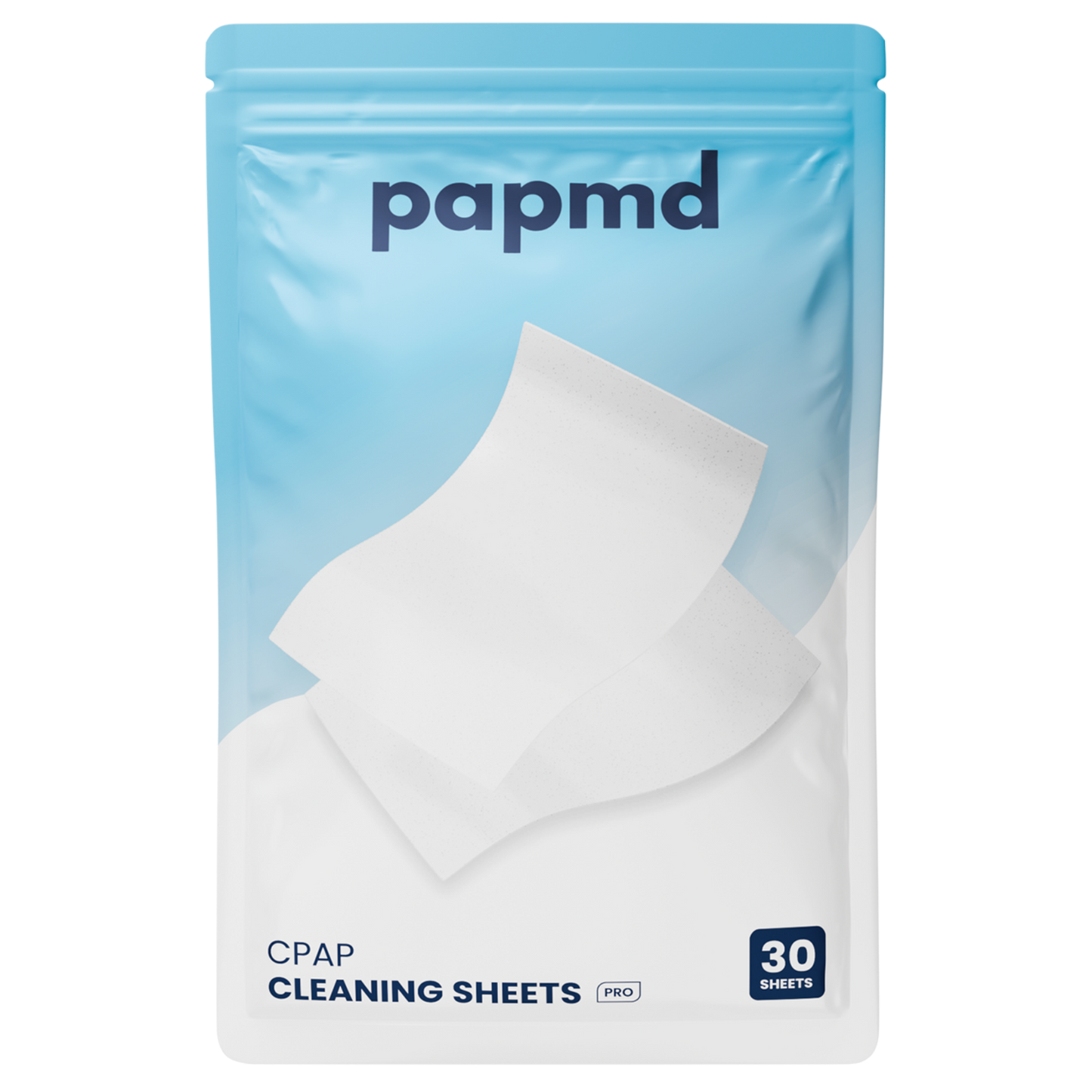 Pap MD Cleaning Sheets 1 Pack (30 sheets) PRO #M-01-CLPOTPMDV-1