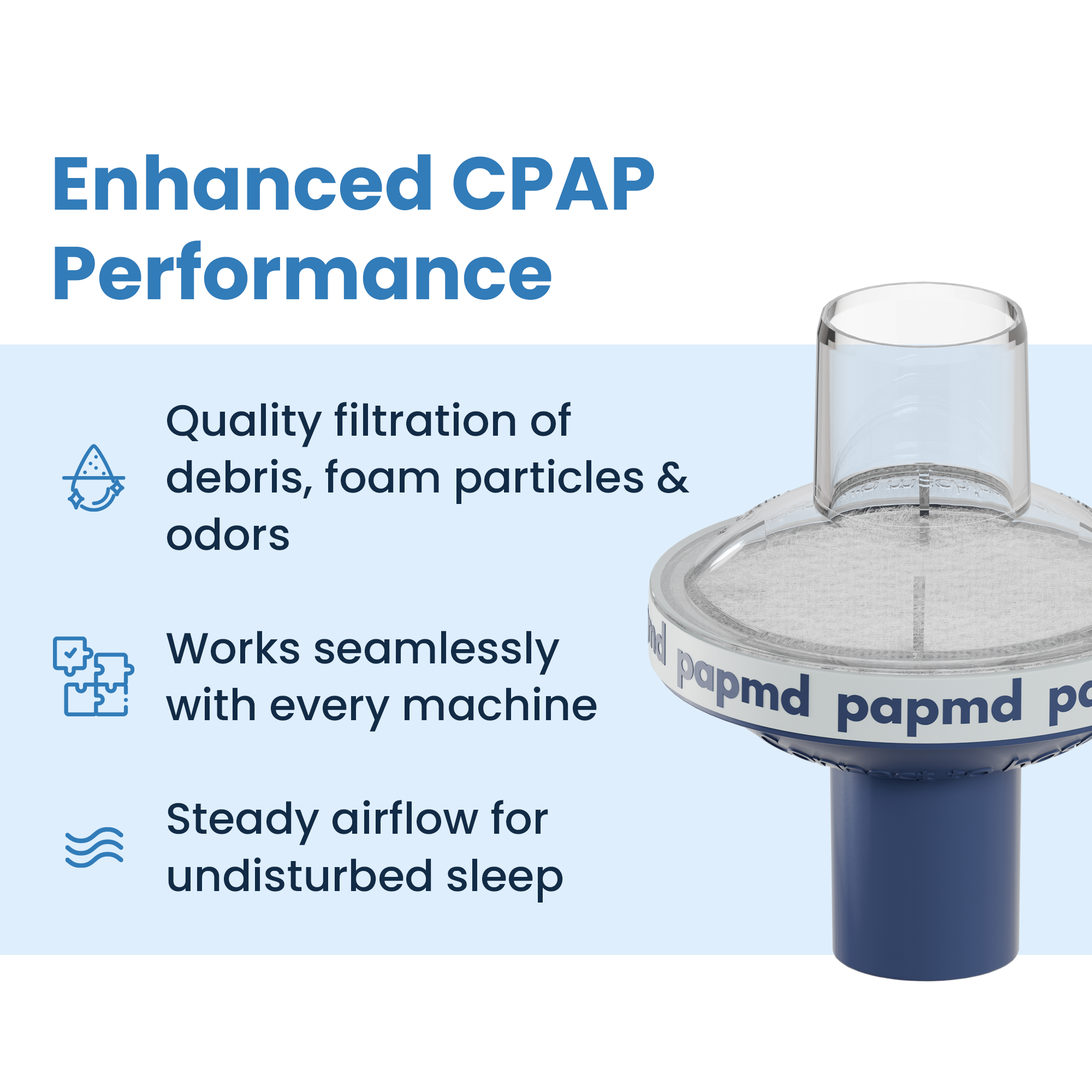 CPAP Bacteria Filter