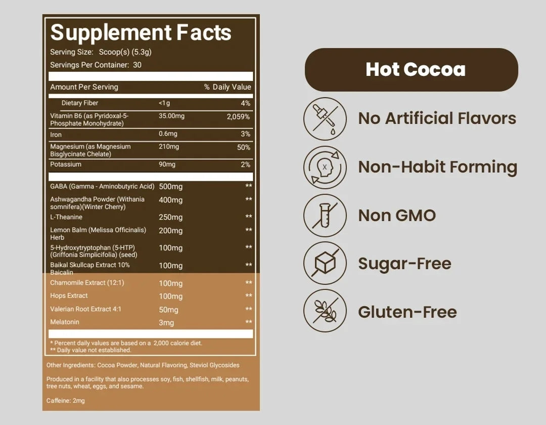 Magnesium Glycinate Hot Cocoa