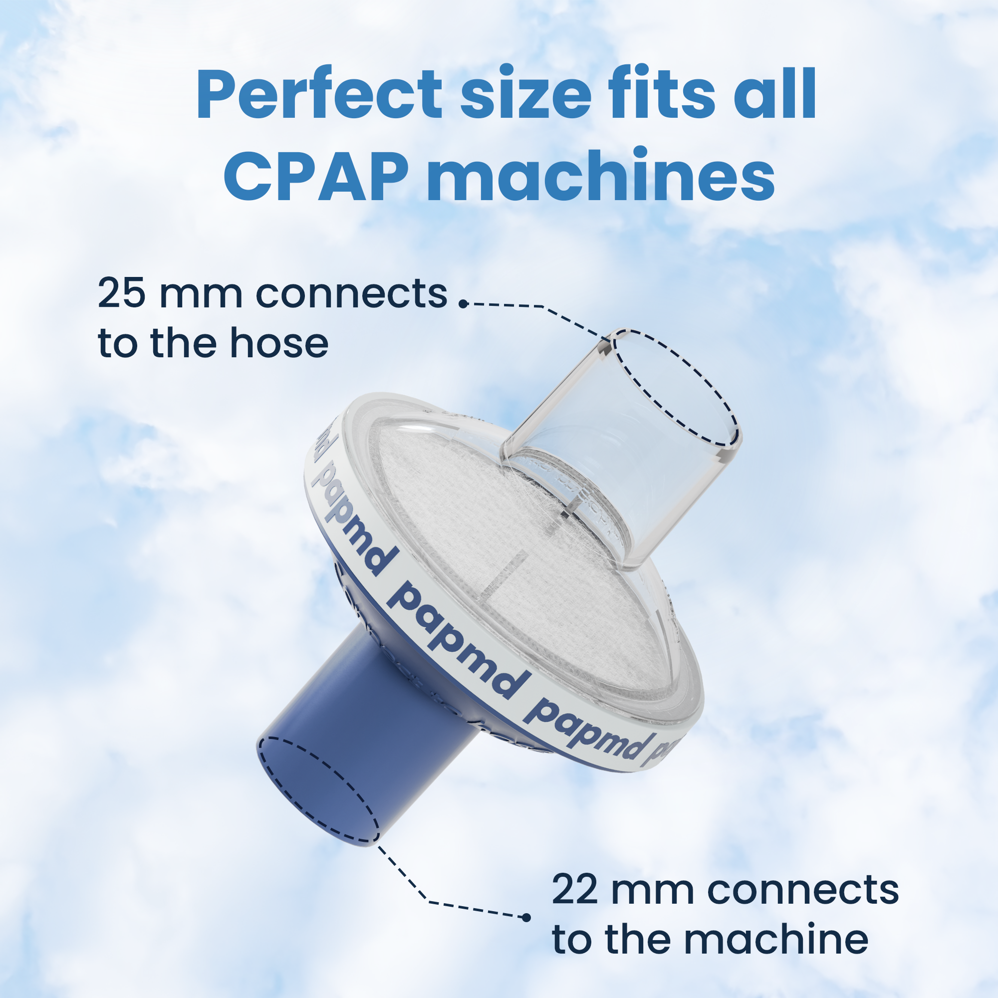 CPAP Bacteria Filter