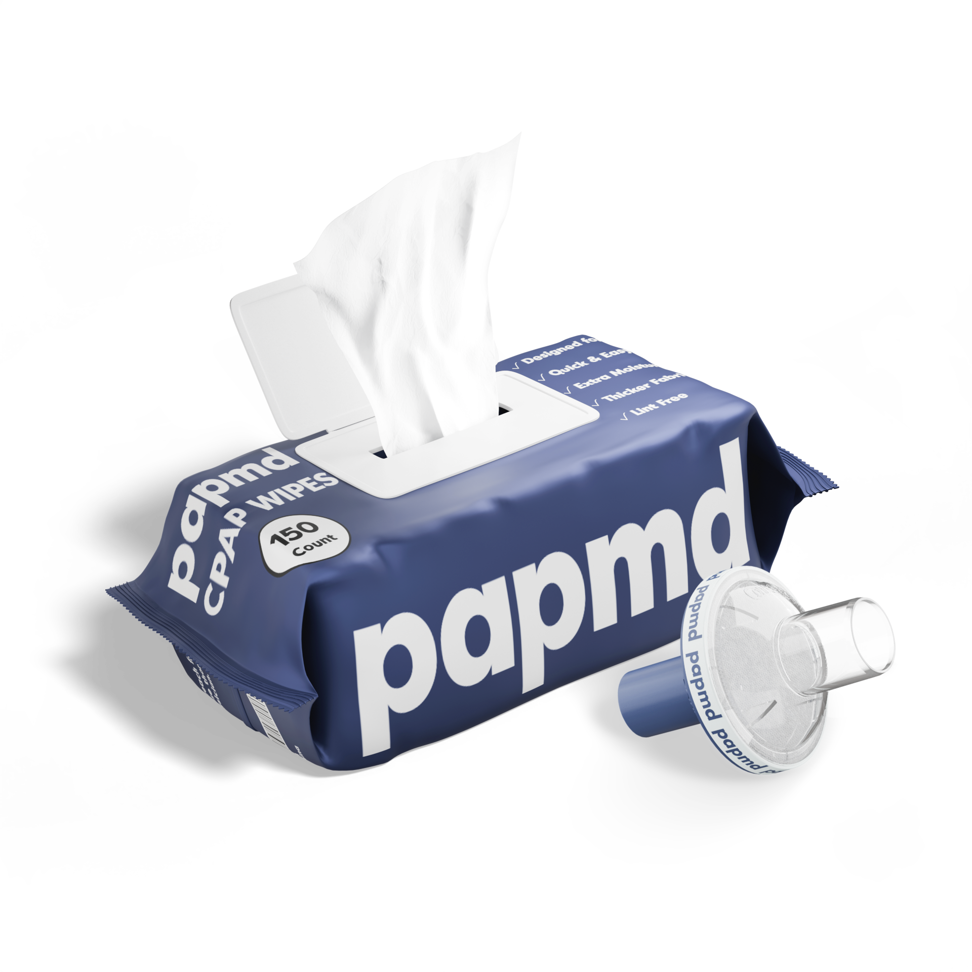 CPAP Bacteria Filter Ultra + CPAP Wipes