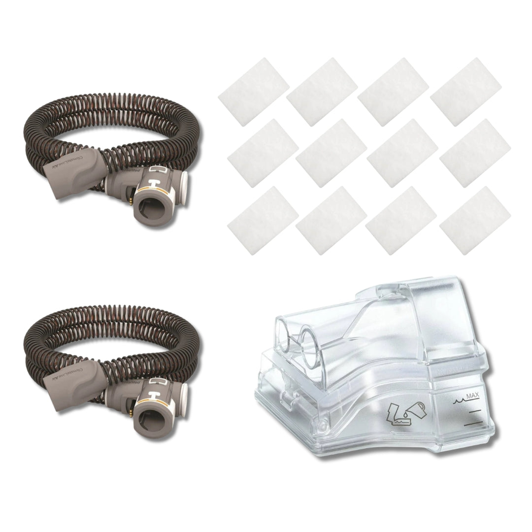 ResMed Air 10 Resupply Bundle —Tubes, Filters & Water Chamber (6‑ or 12‑Month)