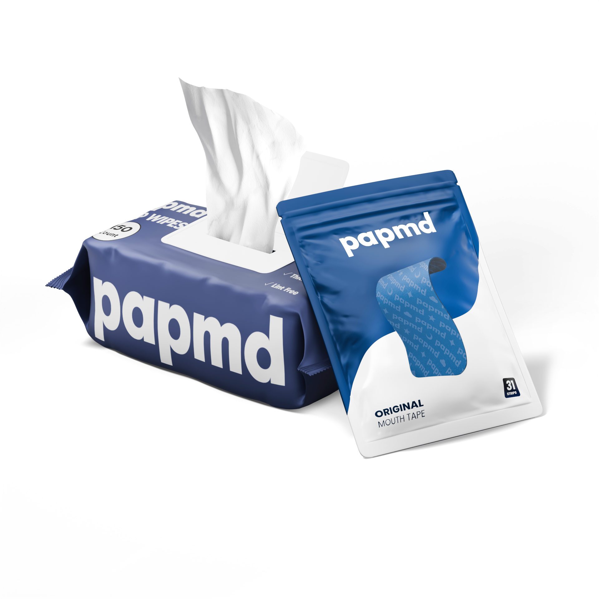 PAP MD Mouth Tape + CPAP Wipes