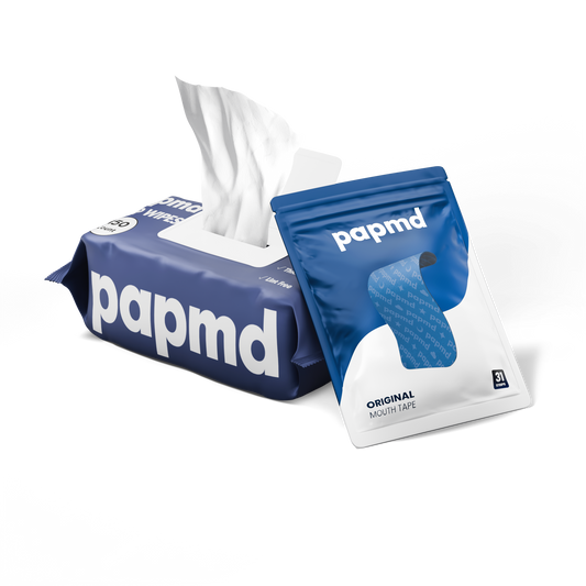 PAP MD Mouth Tape + CPAP Wipes -SALE-
