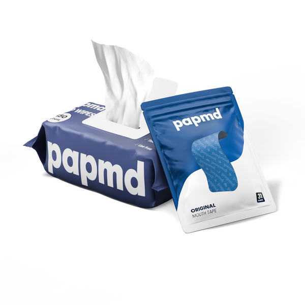 PAP MD Mouth Tape + CPAP Wipes